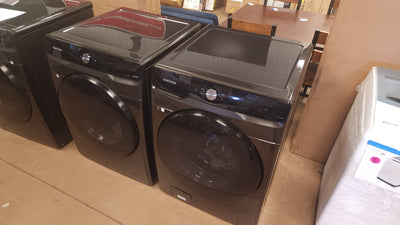 Samsung 4.5 cu. ft. Front Load Washer and 7.5 cu. ft. Smart Dial Electric Dryer with Super Speed Wash and Dry Laundry Package!

-Brand new out of the box