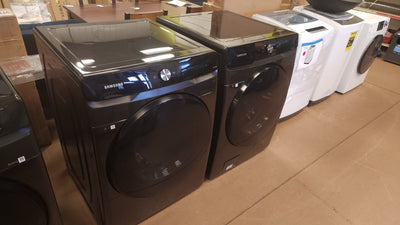 Samsung 4.5 cu. ft. Front Load Washer and 7.5 cu. ft. Smart Dial Electric Dryer with Super Speed Wash and Dry Laundry Package!

-Brand new out of the box