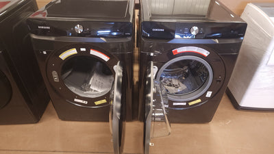 Samsung 4.5 cu. ft. Front Load Washer and 7.5 cu. ft. Smart Dial Electric Dryer with Super Speed Wash and Dry Laundry Package!

-Brand new out of the box