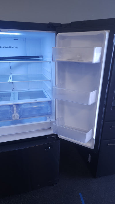 Samsung 26.5 cu. ft. Large Capacity 3-Door French Door Refrigerator with Family Hub and External Water and Ice Dispenser!  -  (USED - VERY CLEAN!)

-Used, but is very clean and works perfectly