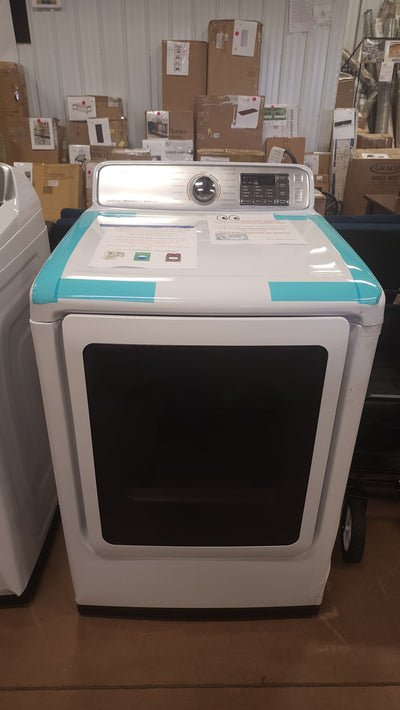 Samsung 7.4 cu. ft. Smart ELECTRIC Dryer with Multi-Steam! (Brand New - Minor Scratch/Dents From Shipping) - (Photos Shown)