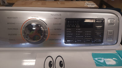 Samsung 7.4 cu. ft. Smart ELECTRIC Dryer with Multi-Steam! (Brand New - Minor Scratch/Dents From Shipping) - (Photos Shown)