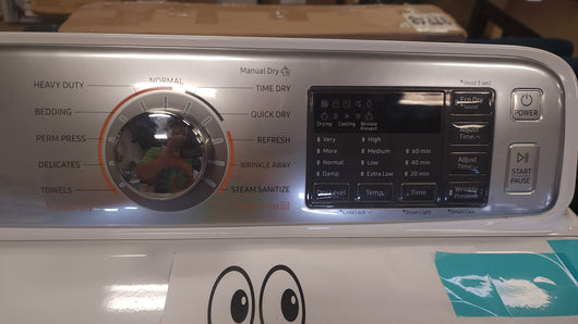 Samsung 7.4 cu. ft. Smart ELECTRIC Dryer with Multi-Steam! (Brand New - Minor Scratch/Dents From Shipping) - (Photos Shown)