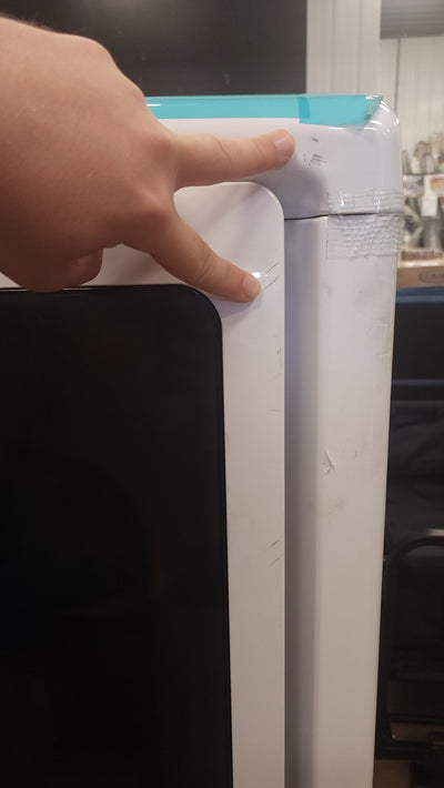 Samsung 7.4 cu. ft. Smart ELECTRIC Dryer with Multi-Steam! (Brand New - Minor Scratch/Dents From Shipping) - (Photos Shown)