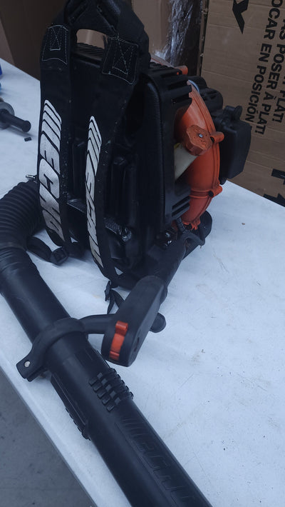 Backpack Blower: 58.2 cc Engine Displacement, 215 mph Max. Air Speed, 510 cfm Max. Air Flow, 2 Stroke! (USED)

-Used but was tested and works great