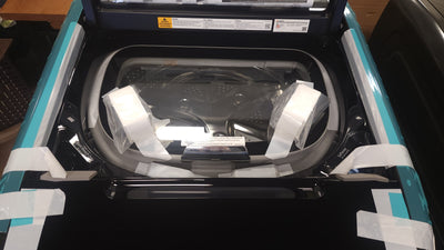 Samsung 6.0 cu. ft. FlexWash Washer and 7.5 cu. ft. ELECTRIC FlexDry Dryer with Multi-Steam Technology!

-Washer is Brand New - Dryer is Used Like New, Very Clean! (Photos Shown) 