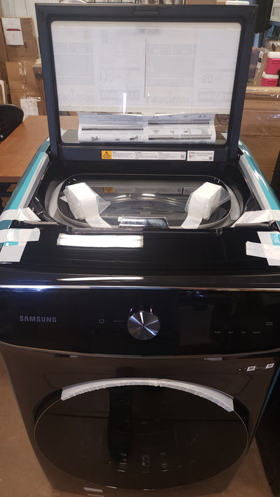 Samsung 6.0 cu. ft. FlexWash Washer and 7.5 cu. ft. ELECTRIC FlexDry Dryer with Multi-Steam Technology!

-Washer is Brand New - Dryer is Used Like New, Very Clean! (Photos Shown) 