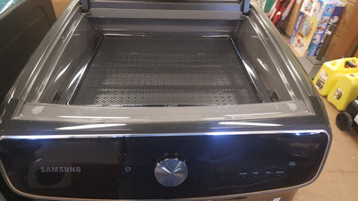 Samsung 6.0 cu. ft. FlexWash Washer and 7.5 cu. ft. ELECTRIC FlexDry Dryer with Multi-Steam Technology!

-Washer is Brand New - Dryer is Used Like New, Very Clean! (Photos Shown) 