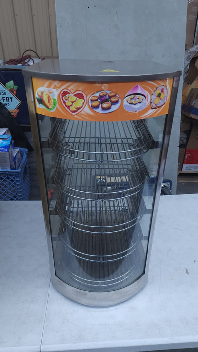 14" Food Display Warmer Curved Glass Warming Cabinet Hot Food Showcase Countertop 5 Layers (14"(5 Layer))! (USED - TESTED/WORKS GREAT!)