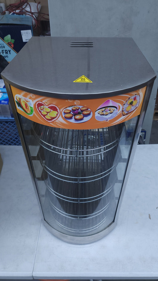 14" Food Display Warmer Curved Glass Warming Cabinet Hot Food Showcase Countertop 5 Layers (14"(5 Layer))! (USED - TESTED/WORKS GREAT!)