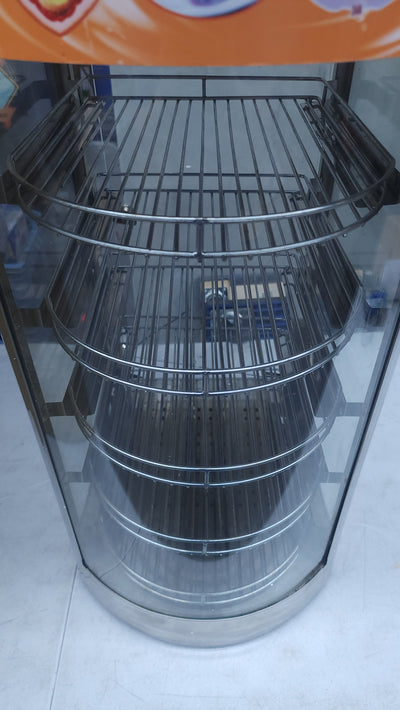 14" Food Display Warmer Curved Glass Warming Cabinet Hot Food Showcase Countertop 5 Layers (14"(5 Layer))! (USED - TESTED/WORKS GREAT!)