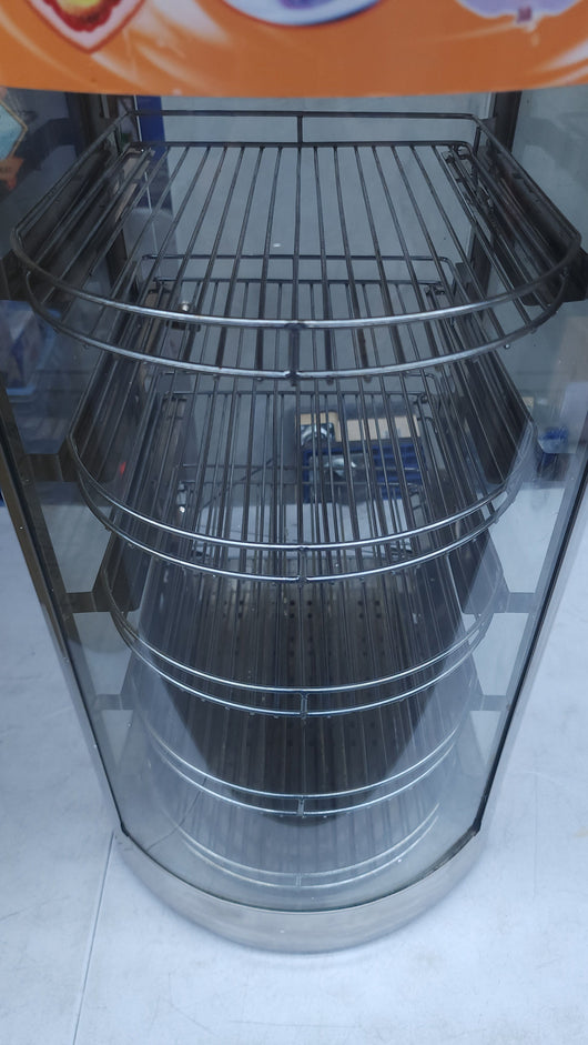 14" Food Display Warmer Curved Glass Warming Cabinet Hot Food Showcase Countertop 5 Layers (14"(5 Layer))! (USED - TESTED/WORKS GREAT!)