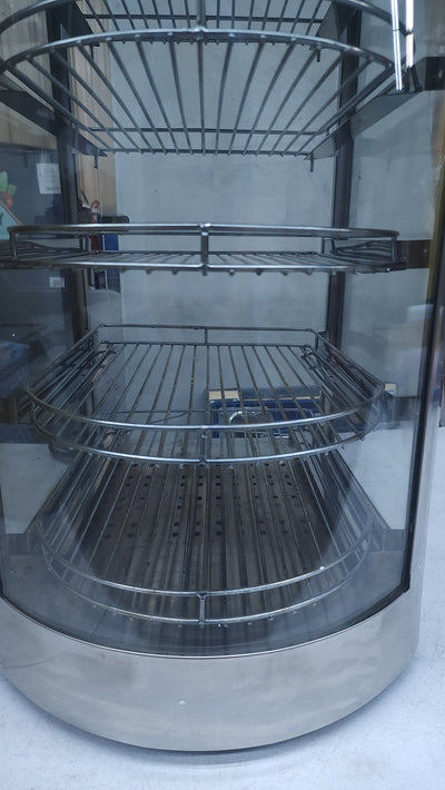 14" Food Display Warmer Curved Glass Warming Cabinet Hot Food Showcase Countertop 5 Layers (14"(5 Layer))! (USED - TESTED/WORKS GREAT!)