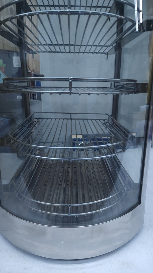 14" Food Display Warmer Curved Glass Warming Cabinet Hot Food Showcase Countertop 5 Layers (14"(5 Layer))! (USED - TESTED/WORKS GREAT!)