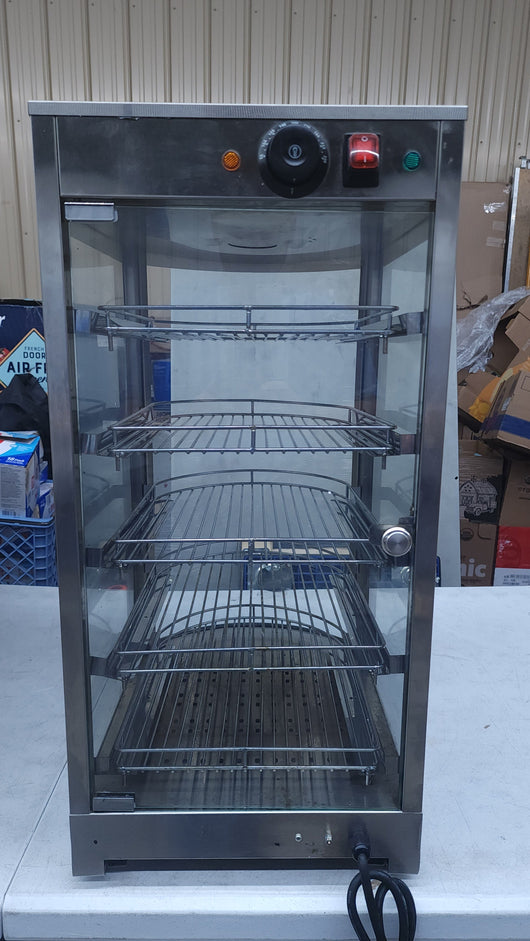 14" Food Display Warmer Curved Glass Warming Cabinet Hot Food Showcase Countertop 5 Layers (14"(5 Layer))! (USED - TESTED/WORKS GREAT!)