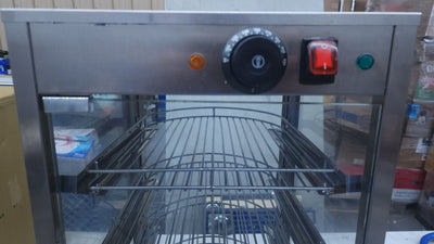 14" Food Display Warmer Curved Glass Warming Cabinet Hot Food Showcase Countertop 5 Layers (14"(5 Layer))! (USED - TESTED/WORKS GREAT!)