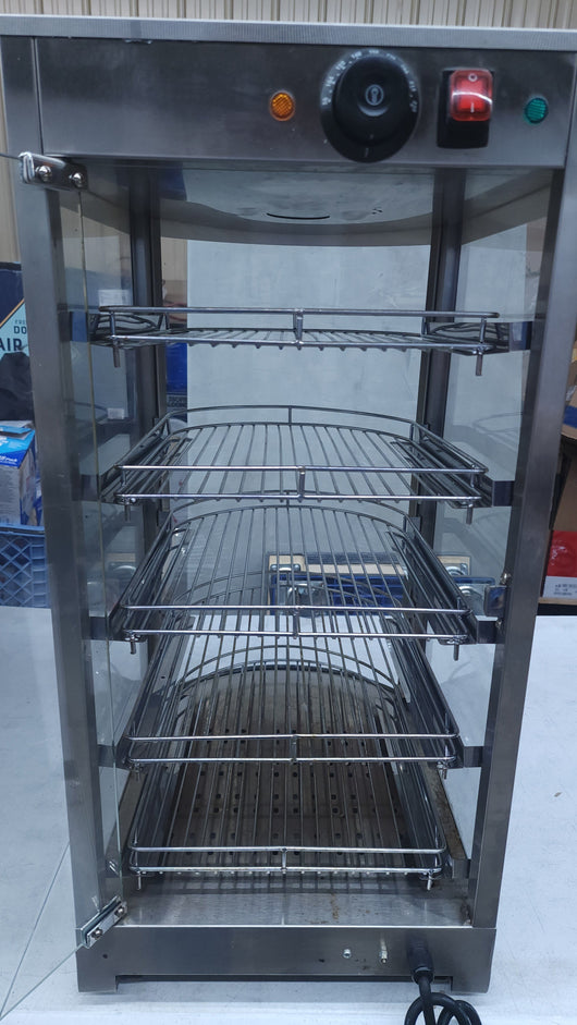 14" Food Display Warmer Curved Glass Warming Cabinet Hot Food Showcase Countertop 5 Layers (14"(5 Layer))! (USED - TESTED/WORKS GREAT!)