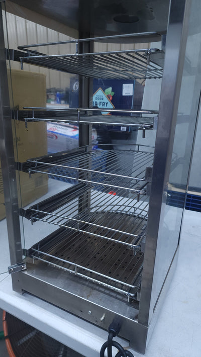 14" Food Display Warmer Curved Glass Warming Cabinet Hot Food Showcase Countertop 5 Layers (14"(5 Layer))! (USED - TESTED/WORKS GREAT!)