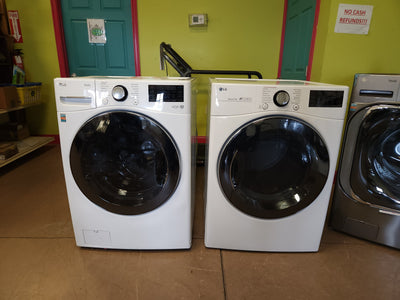 LG 4.5 cu. ft. Front Load Washer with TurboWash 360 Technology and 7.4 cu. ft. GAS Dryer with TurboSteam! (GAS DRYER & WASHER)