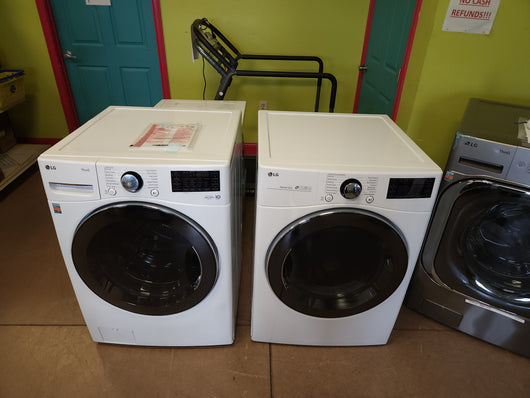 LG 4.5 cu. ft. Front Load Washer with TurboWash 360 Technology and 7.4 cu. ft. GAS Dryer with TurboSteam! (GAS DRYER & WASHER)
