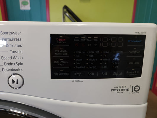 LG 4.5 cu. ft. Front Load Washer with TurboWash 360 Technology and 7.4 cu. ft. GAS Dryer with TurboSteam! (GAS DRYER & WASHER)