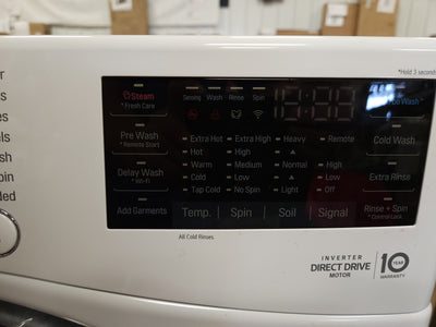 LG 4.5 cu. ft. Front Load Washer with TurboWash 360 Technology! (USED ONCE - VERY CLEAN)

-Washer was tested and works perfectly, photos shown