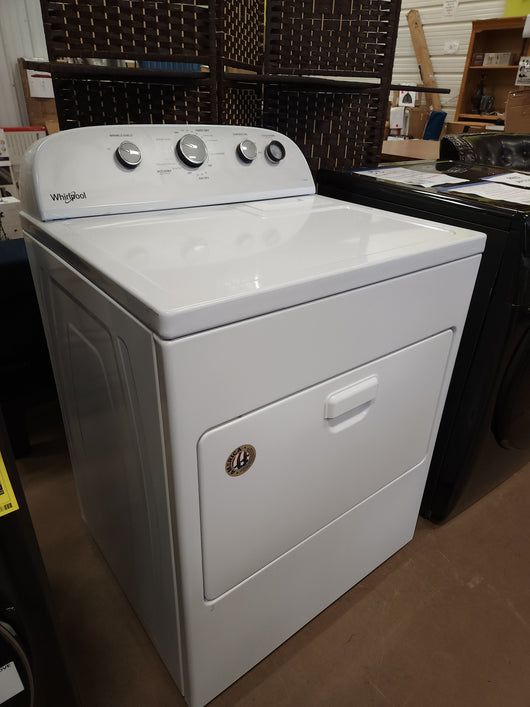 Whirlpool  7-cu ft Electric Dryer (White)!

-Brand new (Signal Knob is Missing Cover)