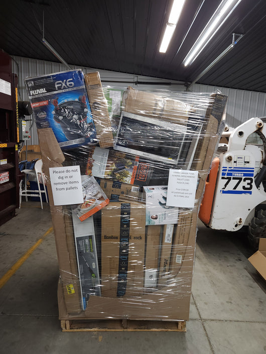 JUMBO LIQUIDATION PALLET- Number # 2340

 

$399 after 20 percent automatic discount at checkout 