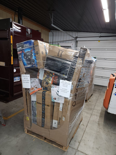 JUMBO LIQUIDATION PALLET- Number # 2340

 

$399 after 20 percent automatic discount at checkout 