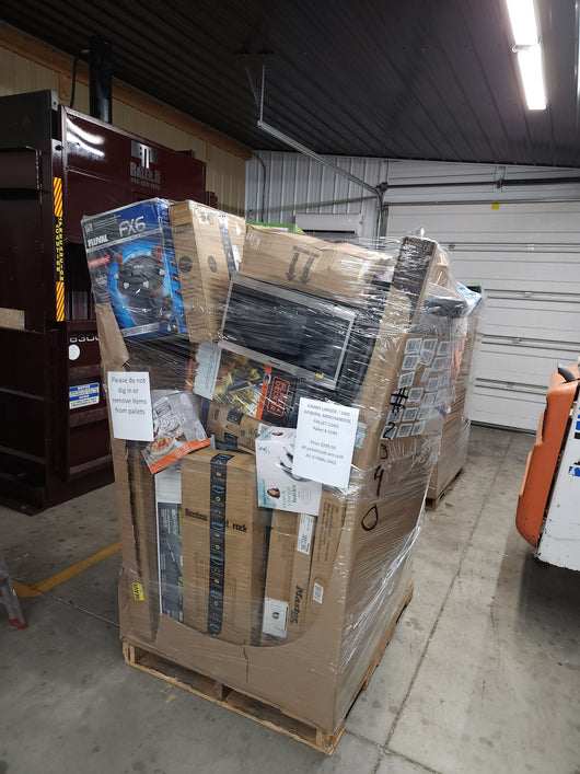 JUMBO LIQUIDATION PALLET- Number # 2340

 

$399 after 20 percent automatic discount at checkout 