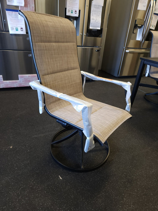 5Pc Outdoor Dining Set, Black Metal!

-Brand new and Assembled, but table does have some small indents from shipping, photos shown