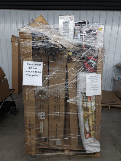 JUMBO LIQUIDATION PALLET- Number # 2345

 

$399 after 20 percent automatic discount at checkout 