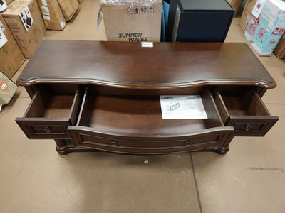 ALTRA BUCKINGHAM SOLIF WOOD CONSOLE TABLE!

-Brand New, but does have some very light chips/scratches from shipping, photos shown