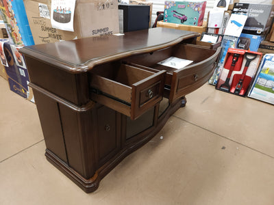 ALTRA BUCKINGHAM SOLIF WOOD CONSOLE TABLE!

-Brand New, but does have some very light chips/scratches from shipping, photos shown