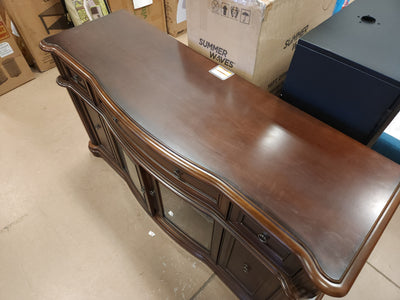 ALTRA BUCKINGHAM SOLIF WOOD CONSOLE TABLE!

-Brand New, but does have some very light chips/scratches from shipping, photos shown