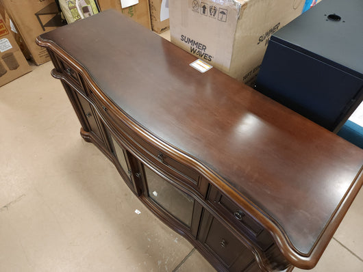 ALTRA BUCKINGHAM SOLIF WOOD CONSOLE TABLE!

-Brand New, but does have some very light chips/scratches from shipping, photos shown