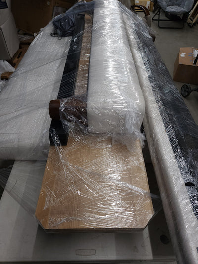 Piper Glen Queen Upholstered Bed, Beige!

-Brand new but out of the box wrapped in plastic. (Photos are shown. - Bed Was Looked over & Rewrapped to Keep New/Clean)