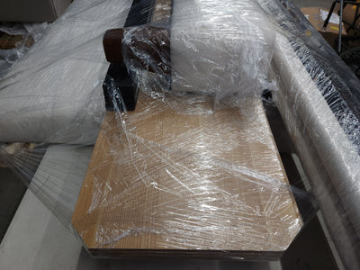 Piper Glen Queen Upholstered Bed, Beige!

-Brand new but out of the box wrapped in plastic. (Photos are shown. - Bed Was Looked over & Rewrapped to Keep New/Clean)
