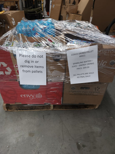 COSCO DRINKS LIQUIDATION PALLET- Number # 9911!