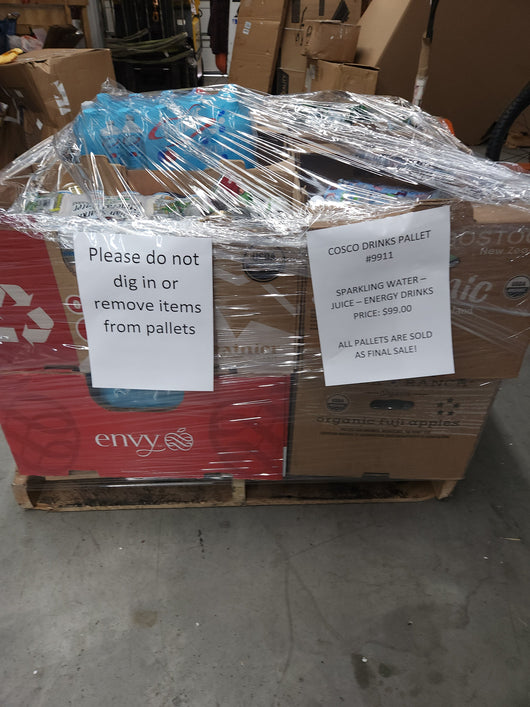 COSCO DRINKS LIQUIDATION PALLET- Number # 9911!