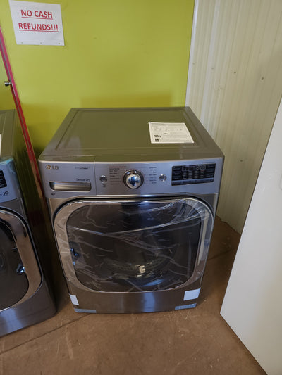 LG - 9.0 Cu. Ft. Gas Dryer with Steam and Sensor Dry - Graphite steel!

-Brand new out of the box, never used