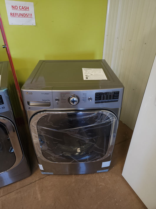 LG - 9.0 Cu. Ft. Gas Dryer with Steam and Sensor Dry - Graphite steel!

-Brand new out of the box, never used