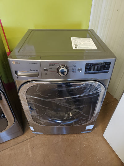 LG - 9.0 Cu. Ft. Gas Dryer with Steam and Sensor Dry - Graphite steel!

-Brand new out of the box, never used
