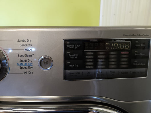 LG - 9.0 Cu. Ft. Gas Dryer with Steam and Sensor Dry - Graphite steel!

-Brand new out of the box, never used