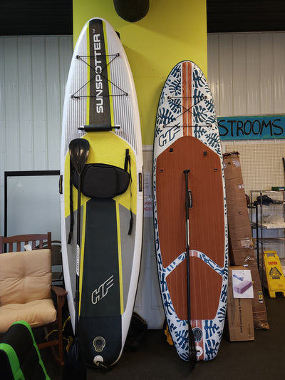  Bestway Hydro-Force Sunspotter SUP 11 Ft. 2 In. Inflatable 2 in 1 Stand Up Paddle Board and Kayak! (USED - VERY CLEAN)

-LIGHTLY USED! - Inflated and inspect, is still pretty clean and will function perfectly 