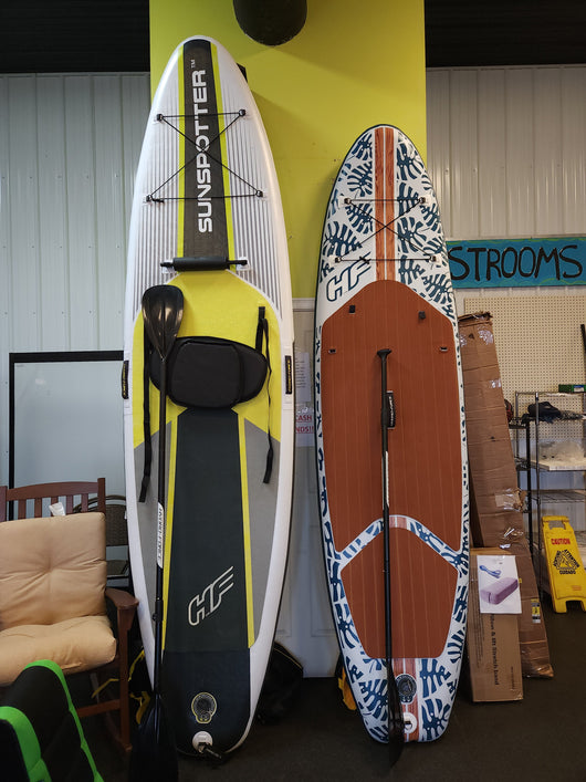  Bestway Hydro-Force Sunspotter SUP 11 Ft. 2 In. Inflatable 2 in 1 Stand Up Paddle Board and Kayak! (USED - VERY CLEAN)

-LIGHTLY USED! - Inflated and inspect, is still pretty clean and will function perfectly 