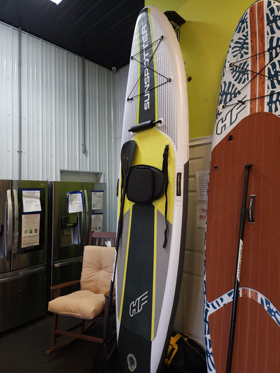  Bestway Hydro-Force Sunspotter SUP 11 Ft. 2 In. Inflatable 2 in 1 Stand Up Paddle Board and Kayak! (USED - VERY CLEAN)

-LIGHTLY USED! - Inflated and inspect, is still pretty clean and will function perfectly 