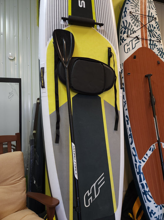  Bestway Hydro-Force Sunspotter SUP 11 Ft. 2 In. Inflatable 2 in 1 Stand Up Paddle Board and Kayak! (USED - VERY CLEAN)

-LIGHTLY USED! - Inflated and inspect, is still pretty clean and will function perfectly 