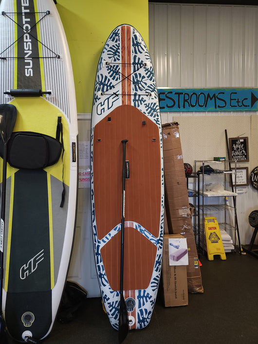 Hydro-Force Oceana 10ft 2-in-1 Inflatable Stand-Up Paddleboard/Kayak Set, Original!

-Brand new in the box