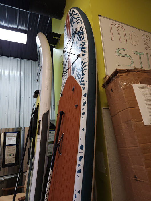 Hydro-Force Oceana 10ft 2-in-1 Inflatable Stand-Up Paddleboard/Kayak Set, Original!

-Brand new in the box